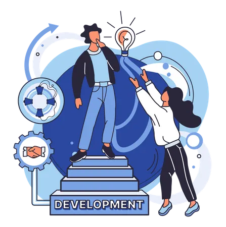Human resource development Illustration