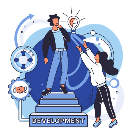 Human resource development  Illustration