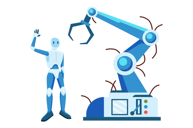 Humanoid robot  Illustration