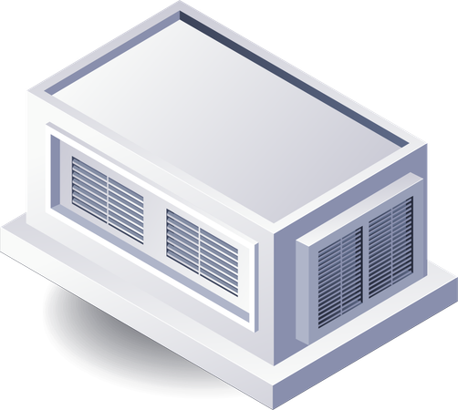 Hvac Installation System  Illustration