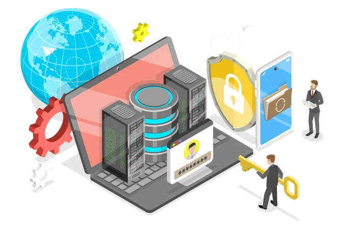 Hybrid It Infrastructure  Illustration