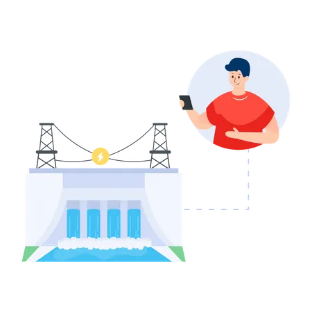 Hydroélectricité  Illustration