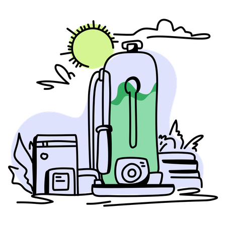 Hydrogen Fuel  Illustration