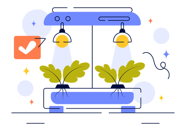 Hydroponics Technology  Illustration