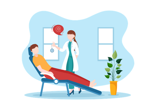Hypnose mentale  Illustration