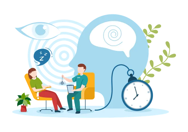 Hypnosis Treatment Service  Illustration