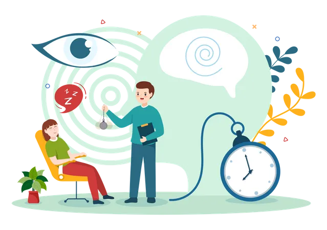 Hypnosis Treatment Service  Illustration