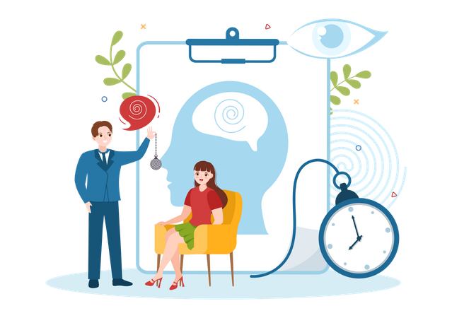 Hypnosis Treatment Service  Illustration