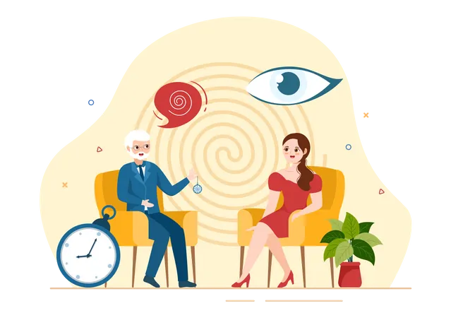 Hypnosis Treatment Service  Illustration