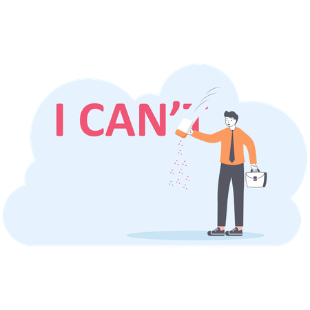 I can’t management  イラスト