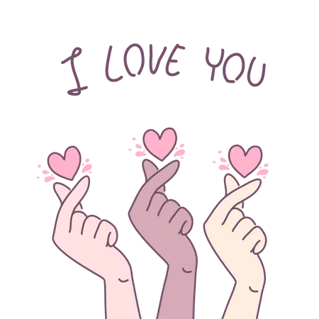 I love you  Illustration