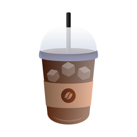 Ice Coffee  Illustration