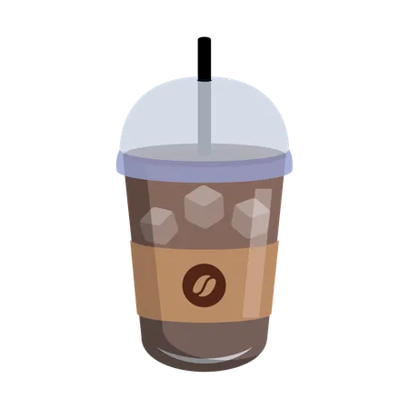 Ice Coffee  Illustration