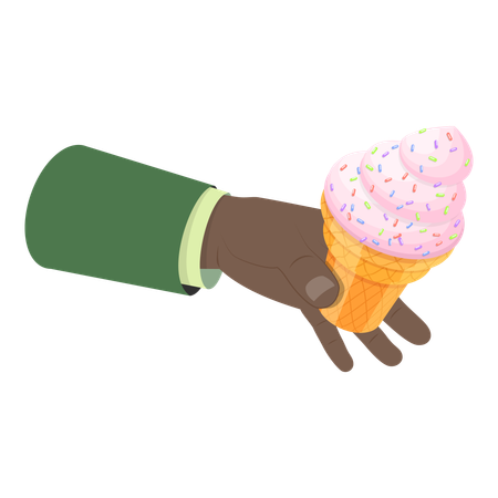 Ice cream cone  Illustration