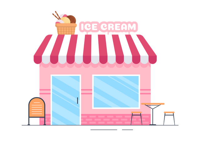 Ice Cream  Illustration