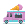illustrations of ice cream van