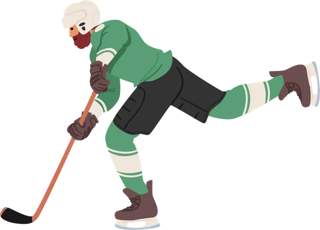 Ice Hockey  Illustration