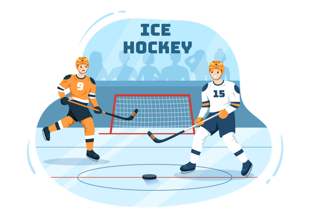 Ice Hockey Tournament  Illustration