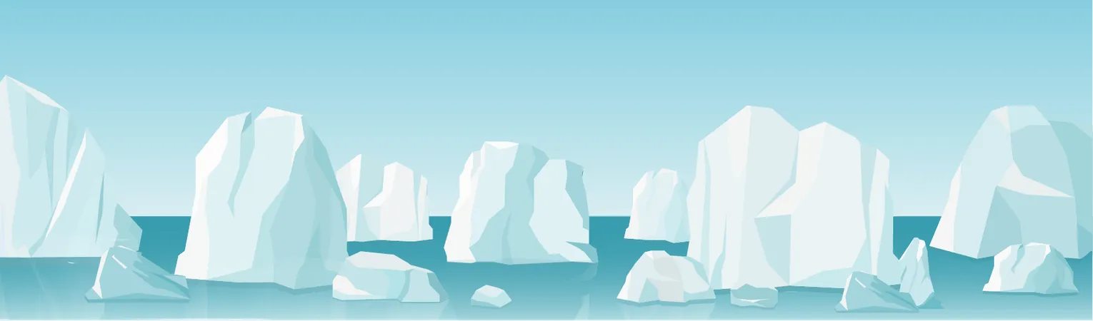 Ice melting  Illustration