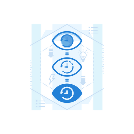 Icon Designing Process  Illustration