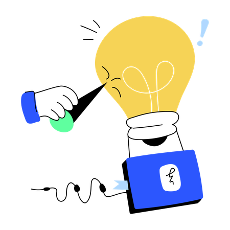 Idea Burst  Illustration