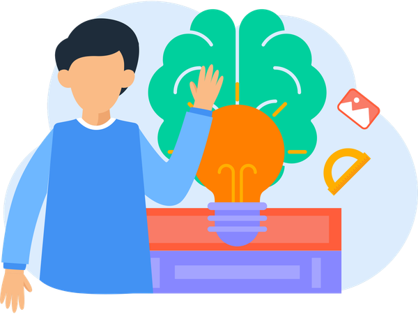 Idea para que el niño aprenda  Illustration