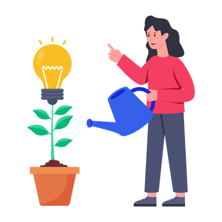 Idea Growth  Illustration