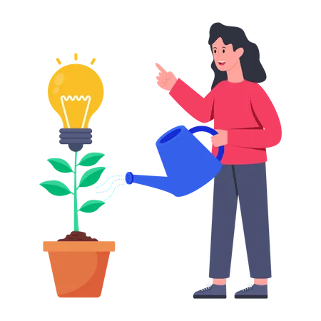 Idea Growth  Illustration