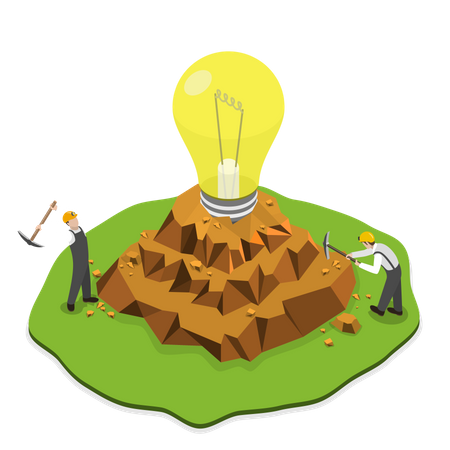 Idea mining  Illustration