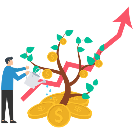 Idea of income growth  Illustration