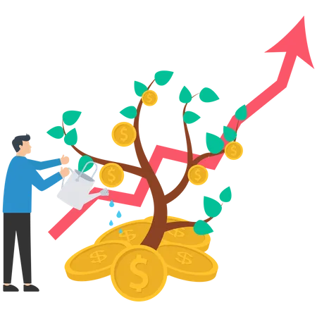 Idea of income growth  Illustration