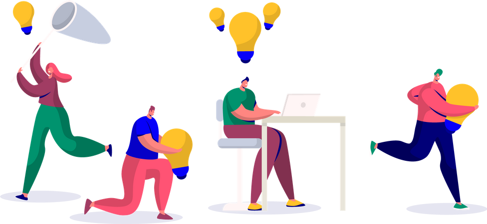 Idea Stealing  Illustration