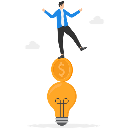 Idea to make money  Illustration