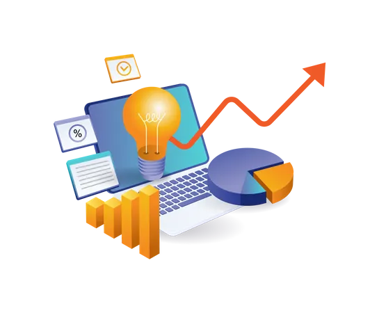 Ideas para desarrollar un negocio de inversión.  Ilustración