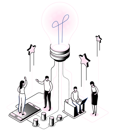 Idée d'affaires  Illustration