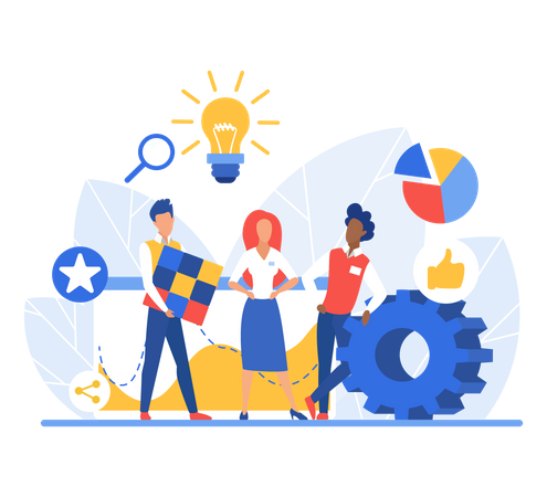 Idée d'affaires  Illustration