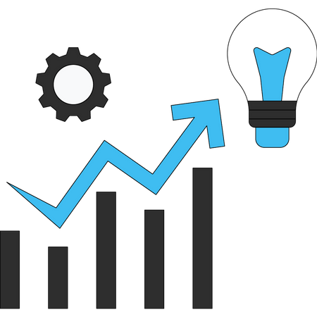 Idée de croissance d'entreprise  Illustration