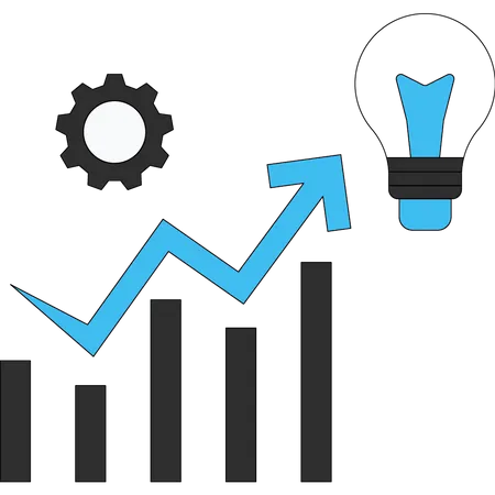 Idée de croissance d'entreprise  Illustration