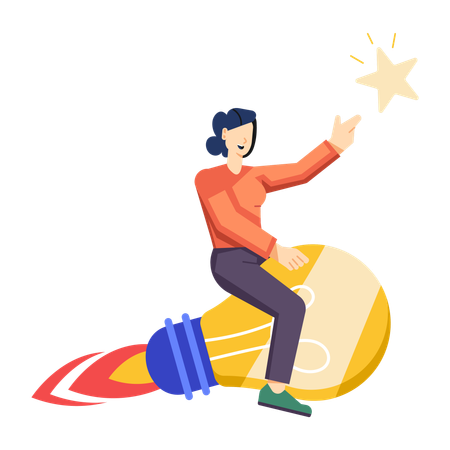 Idée de startup  Illustration