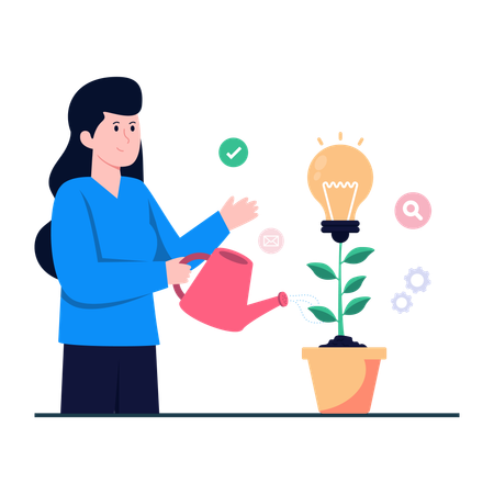 Idée d’investissement commercial  Illustration