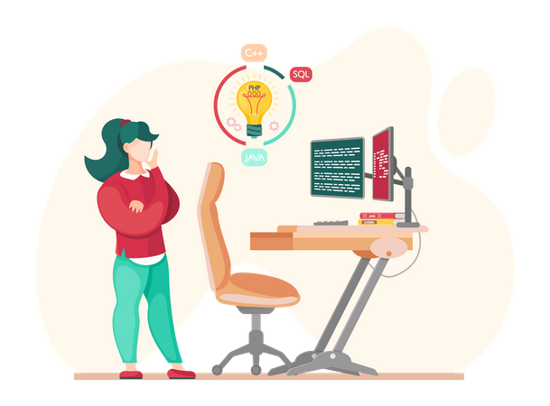 Idee entwickeln  Illustration