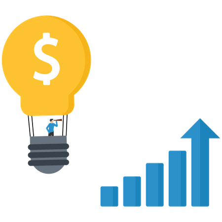 Ideia de investimento  Ilustração