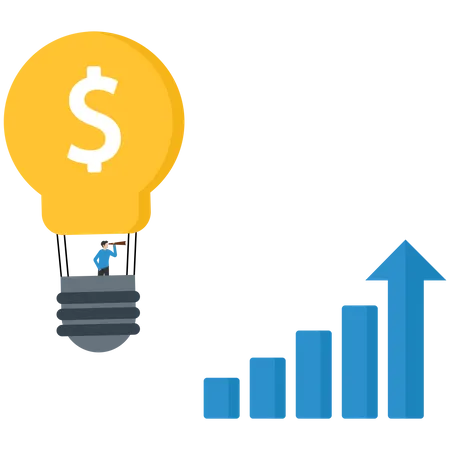 Ideia de investimento  Ilustração