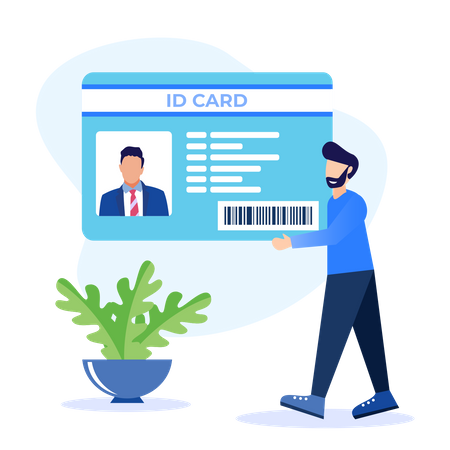 Identity Card  Illustration
