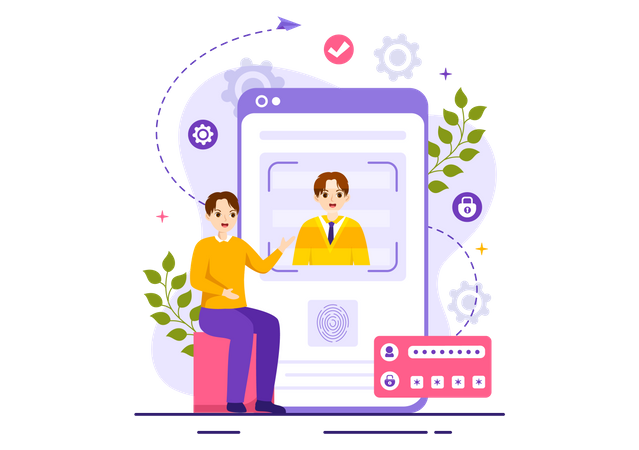 Identity Verification  Illustration