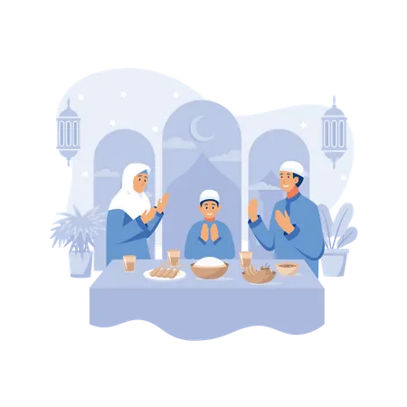 Iftar party  Illustration