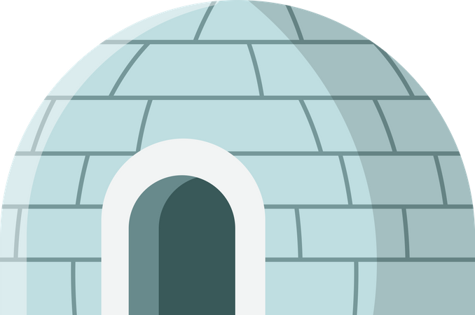 Igloo house  Illustration