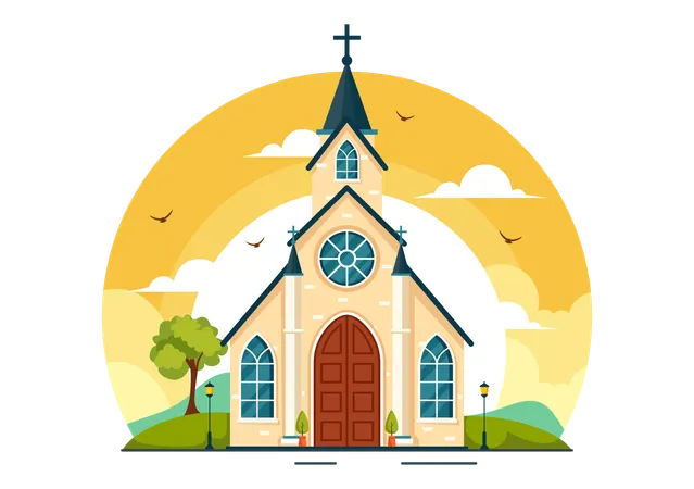 Igreja Católica  Ilustração