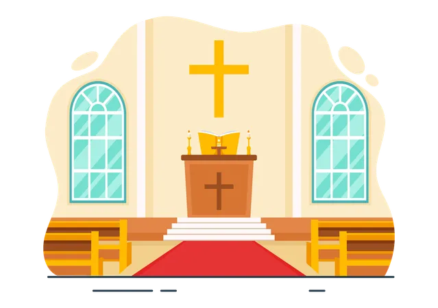 Igreja Católica  Ilustração