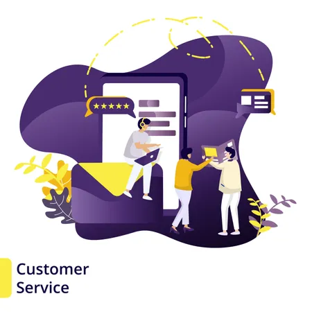Illustration Customer Service Illustration